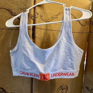 Lavender Calvin Klein bralette